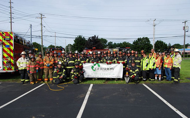Gershow Recycling Donates Three Vehicles to Holtsville Fire Department for Extrication Exercise Gershow Recycling Donates Three Vehicles to Holtsville Fire Department for Extrication Exercise