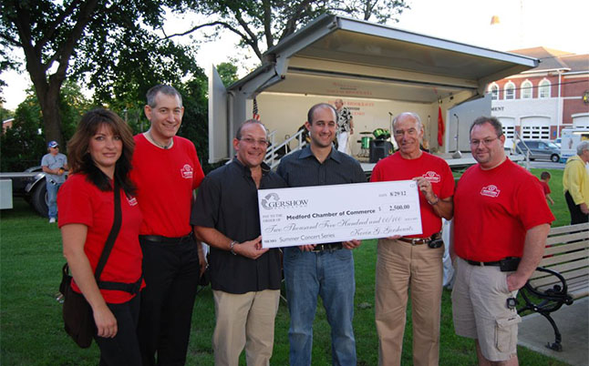 Gershow Recycling Sponsors Medford Chamber of Commerce's Summer Concert Series Gershow Recycling Sponsors Medford Chamber of Commerce's Summer Concert Series