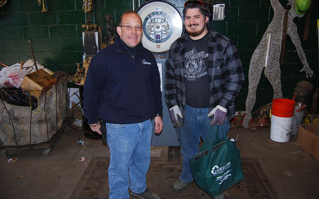 Gershow Recycling Donates Aluminum Scrap to Longwood Robotics Team Gershow Recycling Donates Aluminum Scrap to Longwood Robotics Team