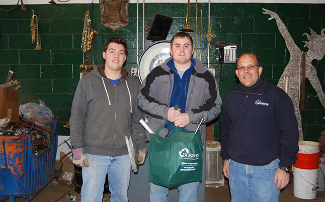 Gershow Recycling Donates Aluminum Scrap to Miller Place Robotics Team Gershow Recycling Donates Aluminum Scrap to Miller Place Robotics Team