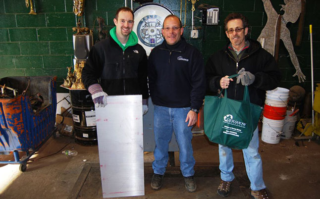 Gershow Recycling Donates Aluminum Scrap to North Shore Robotics Team Gershow Recycling Donates Aluminum Scrap to North Shore Robotics Team