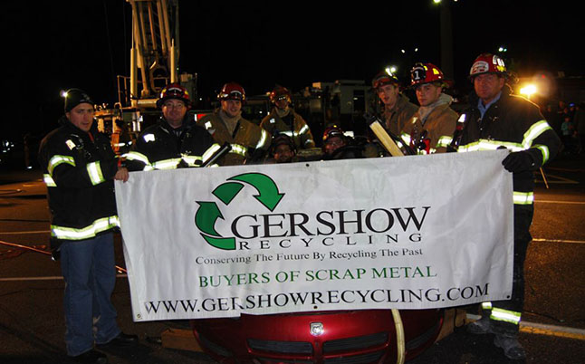 Gershow Recycling Donates Three Vehicles for Extrication Exercise at Farmingville Fire Department's Fire Prevention Open House Gershow Recycling Donates Three Vehicles for Extrication Exercise at Farmingville Fire Department's Fire Prevention Open House