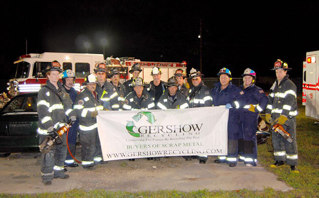 Gershow Recycling Donates Two Vehicles to Lakeland Fire Department for Extrication Exercise Gershow Recycling Donates Two Vehicles to Lakeland Fire Department for Extrication Exercise