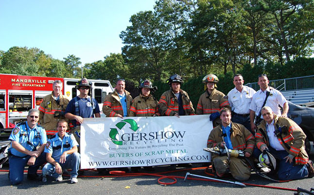 Gershow Recycling Donates Two Vehicles for Extrication Exercise at Manorville Fire Department's Fire Prevention Open House Gershow Recycling Donates Two Vehicles for Extrication Exercise at Manorville Fire Department's Fire Prevention Open House