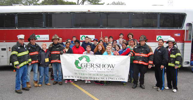 Gershow Recycling Donates Use of Passenger Bus for Mass Casualty Drill Gershow Recycling Donates Use of Passenger Bus for Mass Casualty Drill