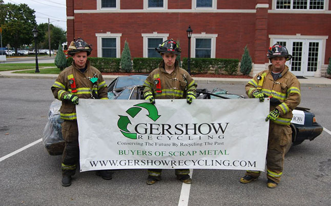 Gershow Recycling Donates Two Vehicles for Extrication Exercise at Riverhead Fire Department's Fire Prevention Open House Gershow Recycling Donates Two Vehicles for Extrication Exercise at Riverhead Fire Department's Fire Prevention Open House