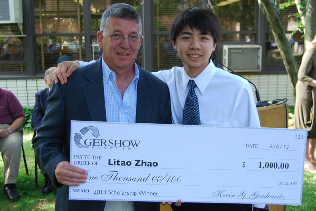 Gershow Recycling Grants Scholarships to Local Graduating High School Students