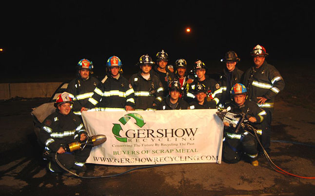 Gershow Recycling Donates Two Vehicles to Selden Fire Department for Extrication Exercise Gershow Recycling Donates Two Vehicles to Selden Fire Department for Extrication Exercise