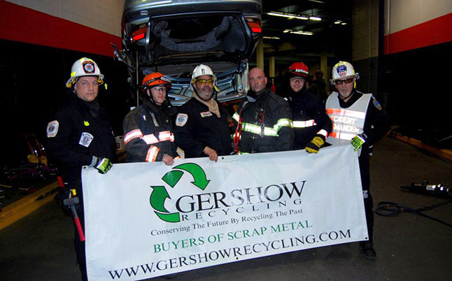 Gershow Recycling Donates Use of 12 Vehicles to Long Island’s Fire, Rescue & EMS Mega Show 2014