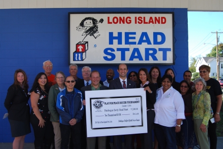 Gershow Joins Legislator Calarco and Play for Peace Sponsors in Presenting $2,000 Check to Long Island Head Start in Patchogue