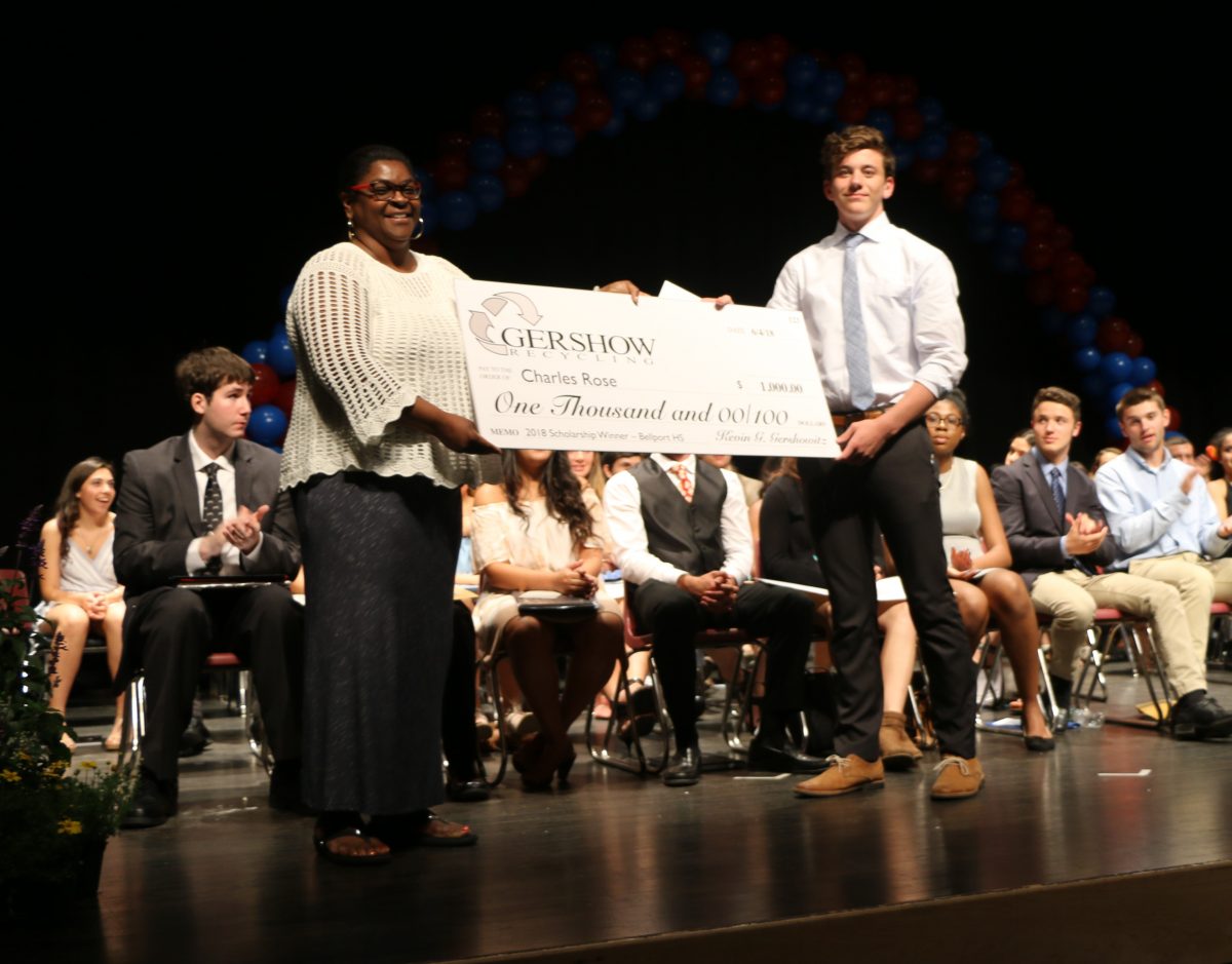 Gershow Recycling Grants Environmental Conservation Scholarship to Bellport High School Graduating Senior Charles Rose