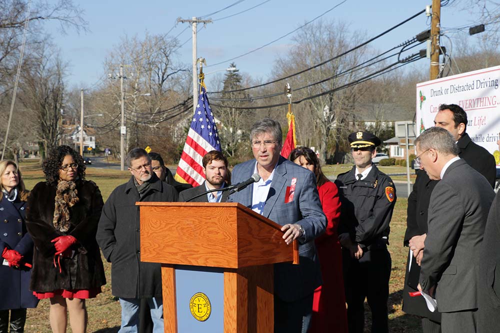 Gershow Recycling Donates Wrecked Vehicle to Town of Huntington for Anti-Drunk and Distracted Driving Campaign