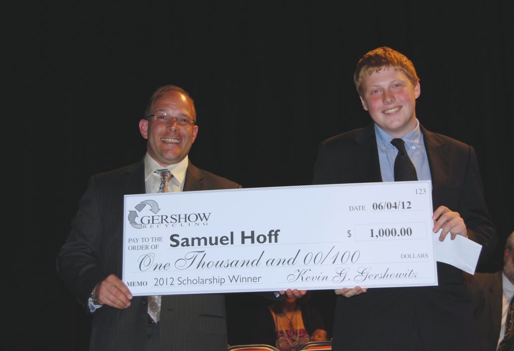 Gershow Recycling Grants Scholarship to South Country Student Gershow