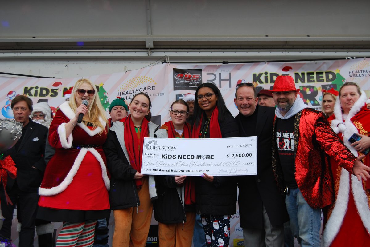 Gershow Recycling Donates $2,500 in Support of KiDS NEED MoRE HoLiDAY CHEER BUS Elf Ride