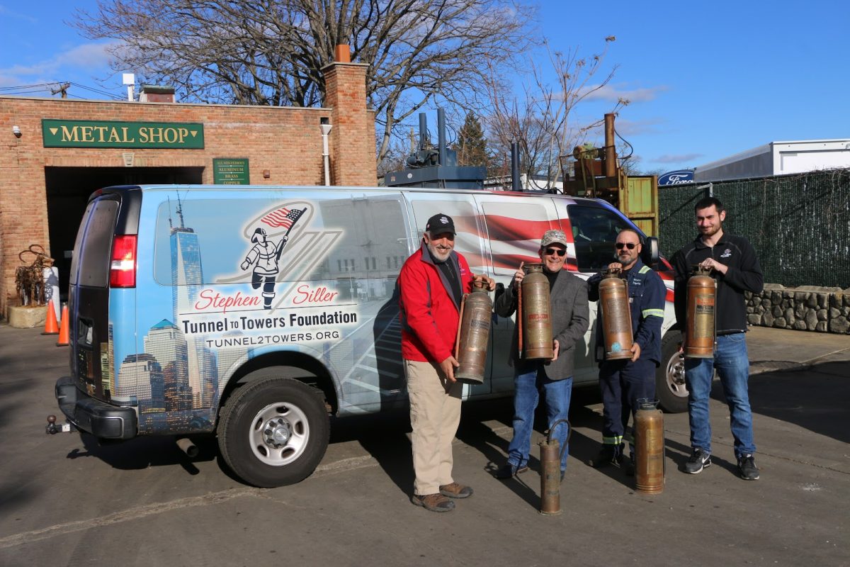 Gershow Recycling Donates 25 Vintage Fire Extinguishers to Tunnel to Towers Foundation