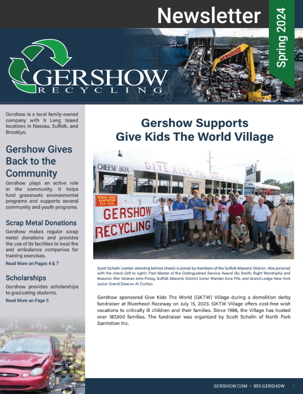 Gershow Recycling Newsletter